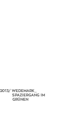  2013/ WEDEMARK_ SPAZIERGANG IM GRÜNEN